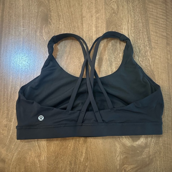 Lululemon x Peloton Black Sports Bra with Logo. - Picture 2 of 3